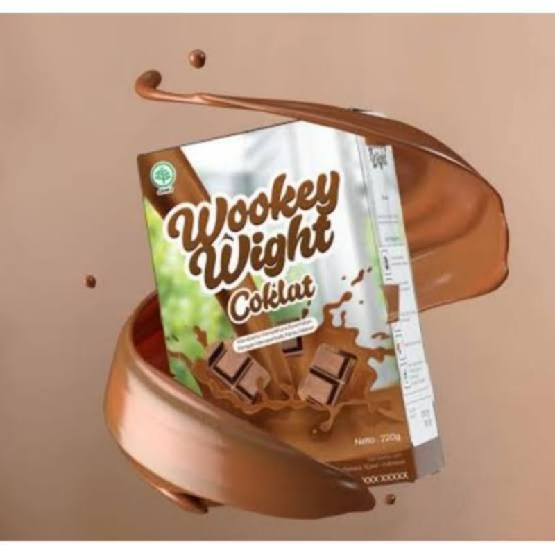 

Wookey Wight Coklat Minuman Serbuk Penambah Nafsu Makan Original Ampuh BPOM