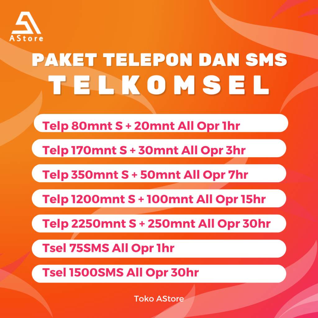 Paket Telepon dan SMS Telkomsel Termurah