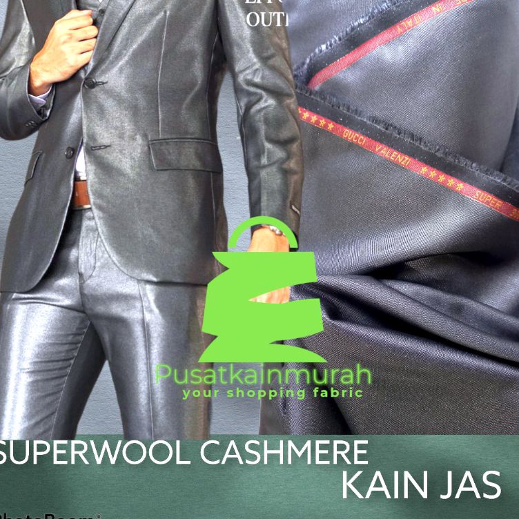 KODE A29B Super wool Cashmere Bahan Mengkilap kain Jas Bahan kain celana Mengkilap