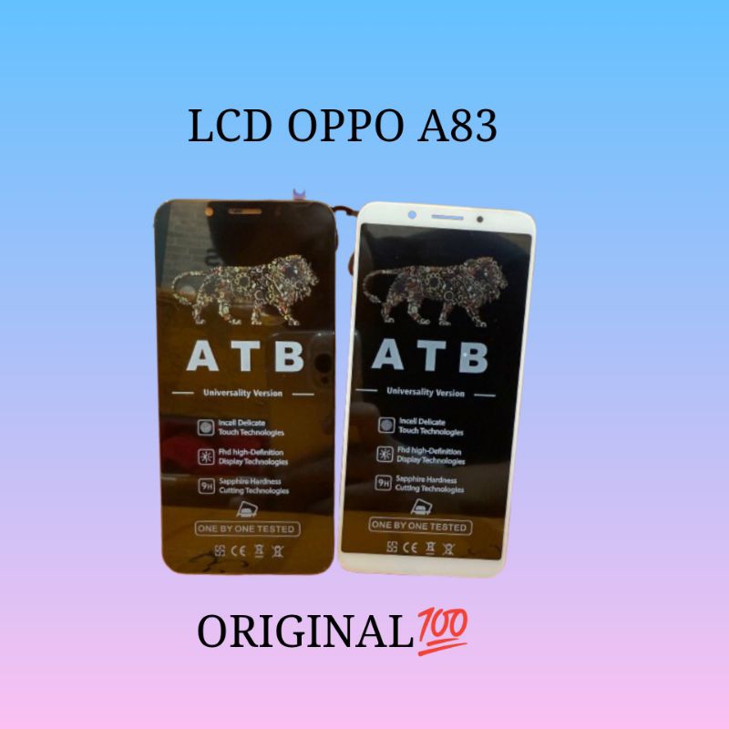 ORIGINAL LCD OPPO A83 BLACK/WHITE
