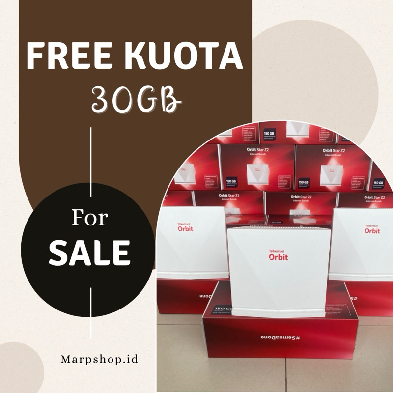 Orbit Telkomsel Star Z2 High Sped 4G + Bonus Kuota 30GB(GARANSI RESMI)