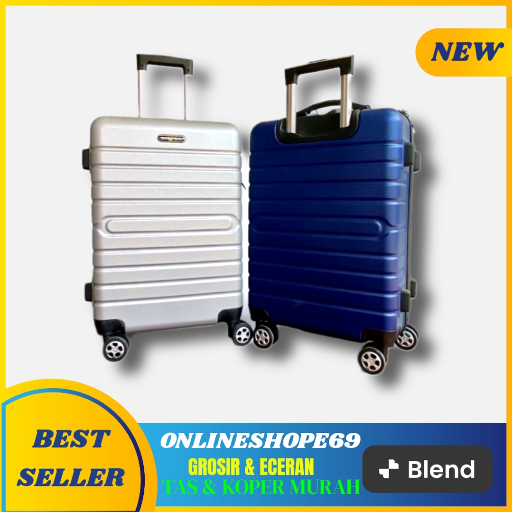 KODE P79G Koper polo 22inci Bisa pakai pengiriman instan Koper fiber koper roda empat koper polo ori