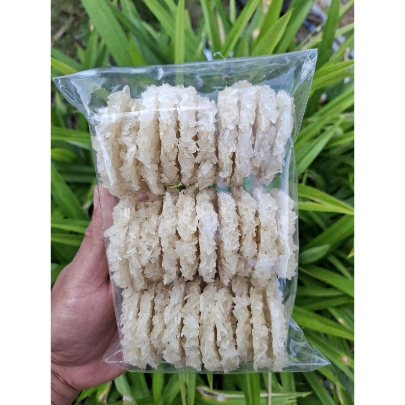 

Rengginang Mentah Khas Bogor isi 27 Aroma bawang putih SS snack Cemilan Beras Ketan makanan ringan