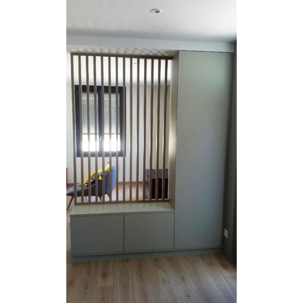 DESAIN COSTUM - PARTISI RUANGAN 2 MUKA MINIMALIS