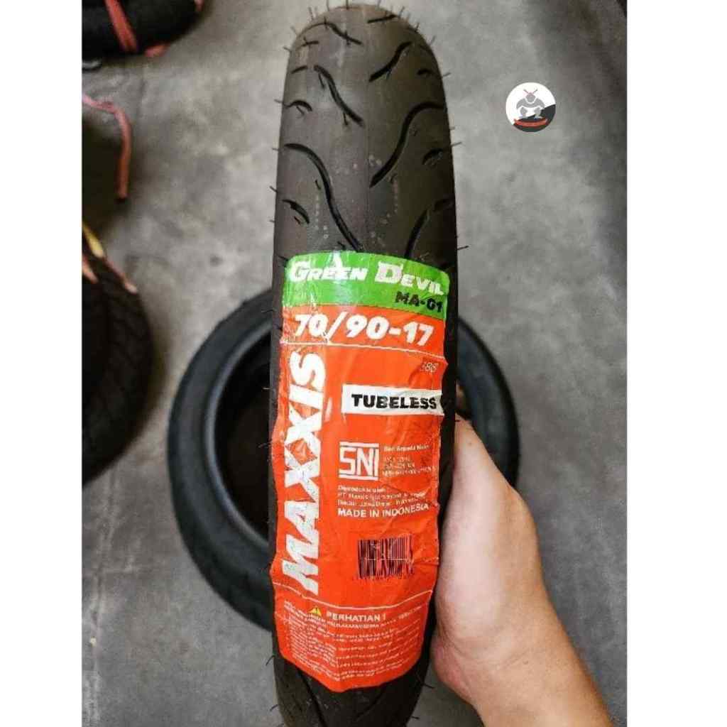 Ban Motor MAXXIS GREEN DEVIL MAG1 size 70/90 R17 - Tubeless Ban Depan SUPRA X 125, JUPITER Z1, SMASH