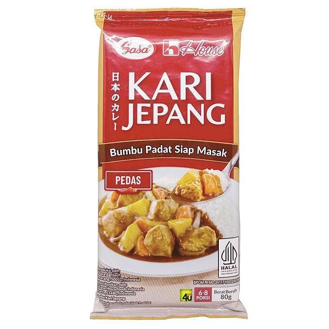 

SASA HOUSE KARI JEPANG PEDAS 80 GR 8994451920050