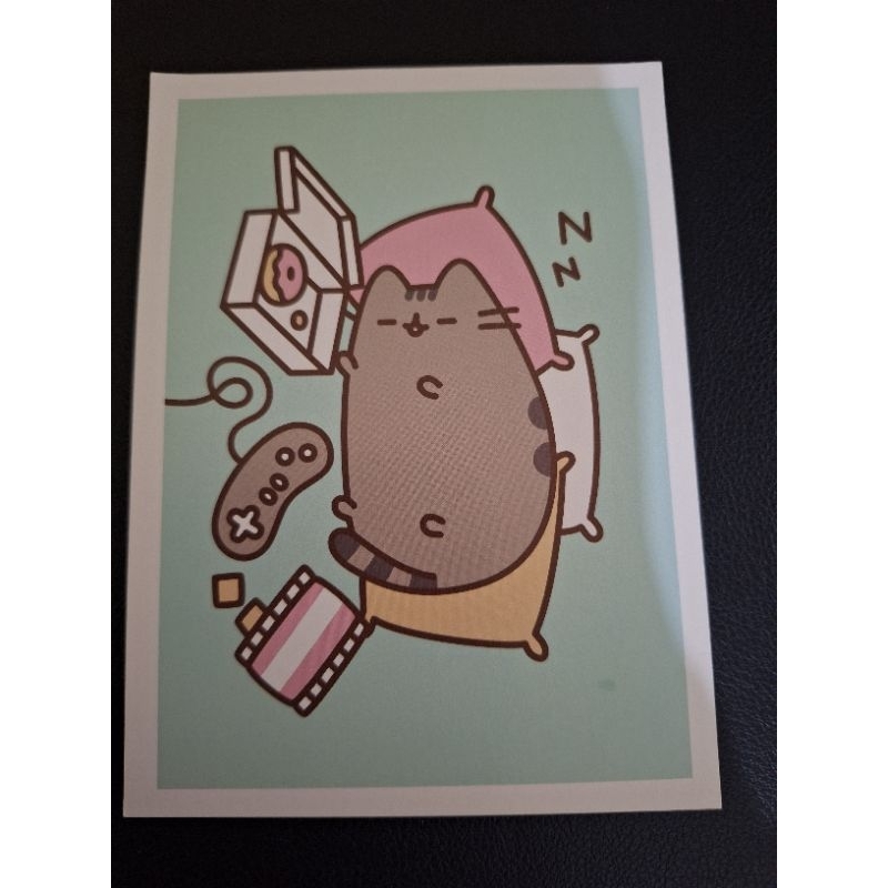 

kartu pos kucing pusheen/pusheen postcard