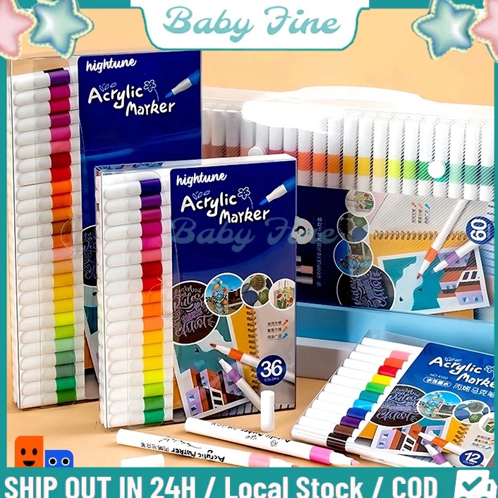 

KODE R99D Acrylic Marker Set Spidol Akrilik DIY Painting Spidol Pastel Pulpen Highlight Drawing Warna