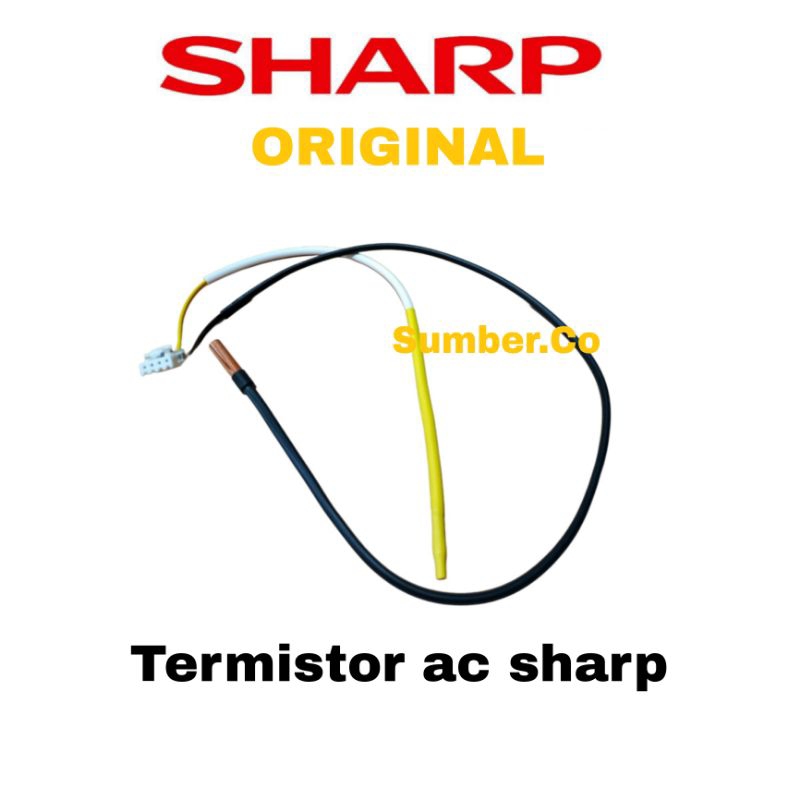 termistor ac sharp 1/2pk ah-a5ucy ah-a7ucy ah-a9ucy thermistor sensor suhu 1/2pk 3/4pk 1pk original