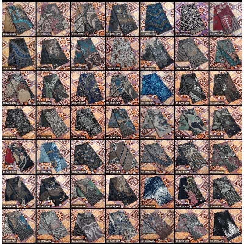 KAIN BATIK ORI BATIK ASFA KATUN HALUS PREMIUM / SARIMBIT KELUARGA / SERAGAM KERJA KANTOR / KEMEJA/ K