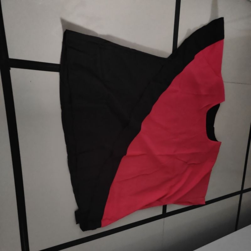 baju tangan pendek wanita warna pink