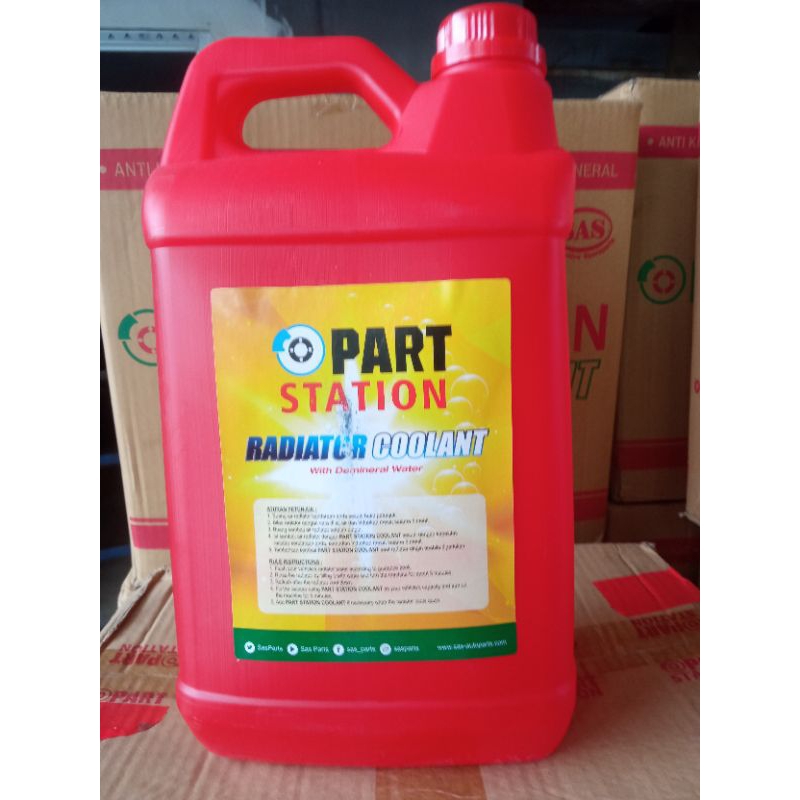 COOLANT -KOLANT RADIATOR MERAH 5 LT