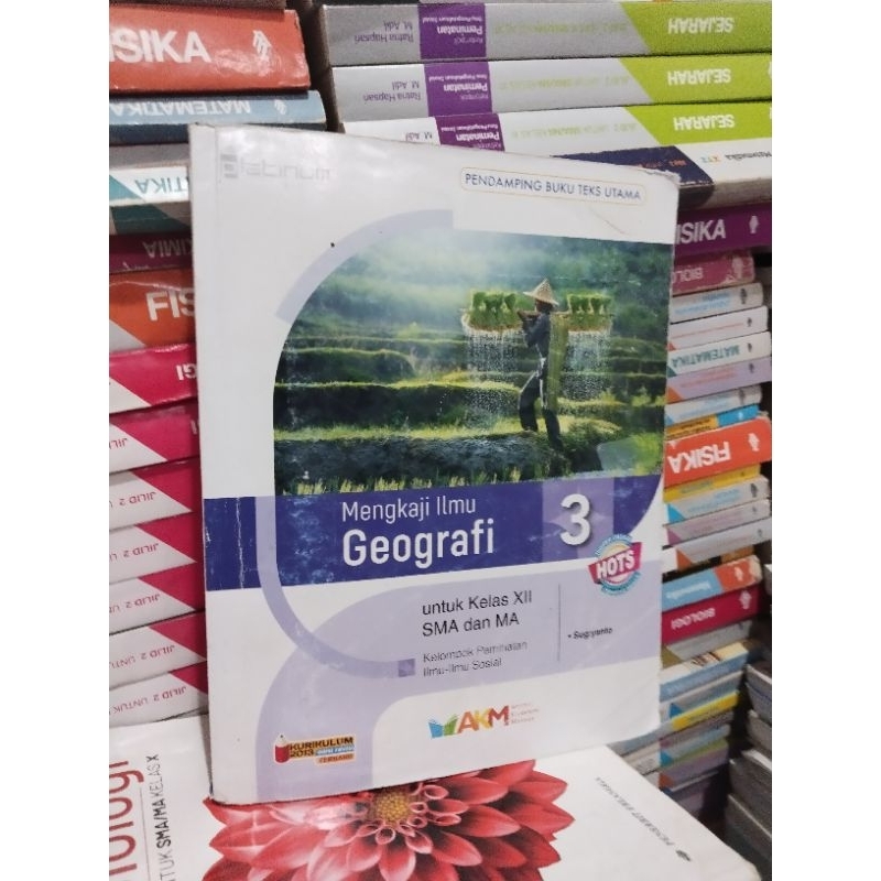 buku geografi kelas 12/XII/3 sma ma platinum hot akm