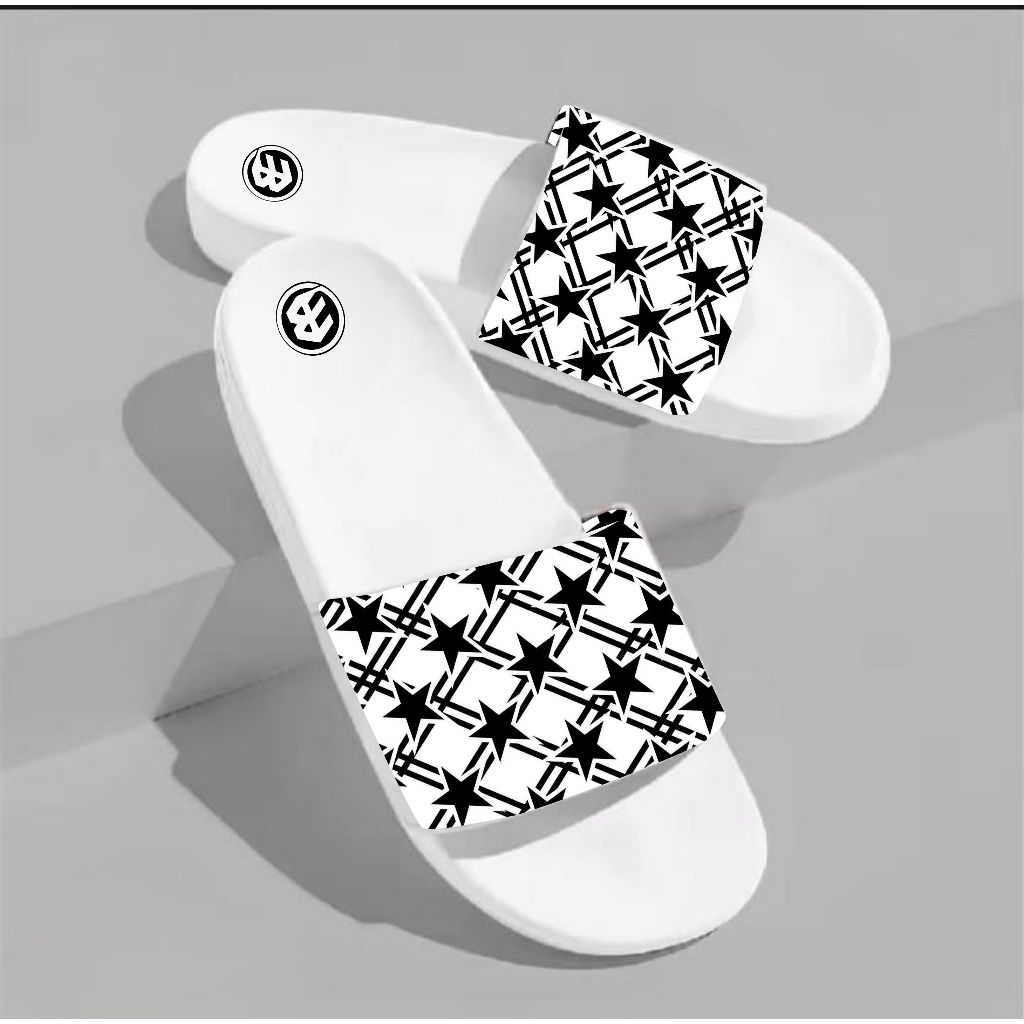 EB-0119 Sandal Selop Distro Unisex Sandal Kokop Cewek Cowok Sandal Selop Dewasa Remaja Terbaru