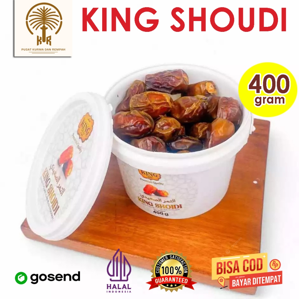 

Kurma Shoidi 400gr Kurma King Shoidi Kemasan Ember