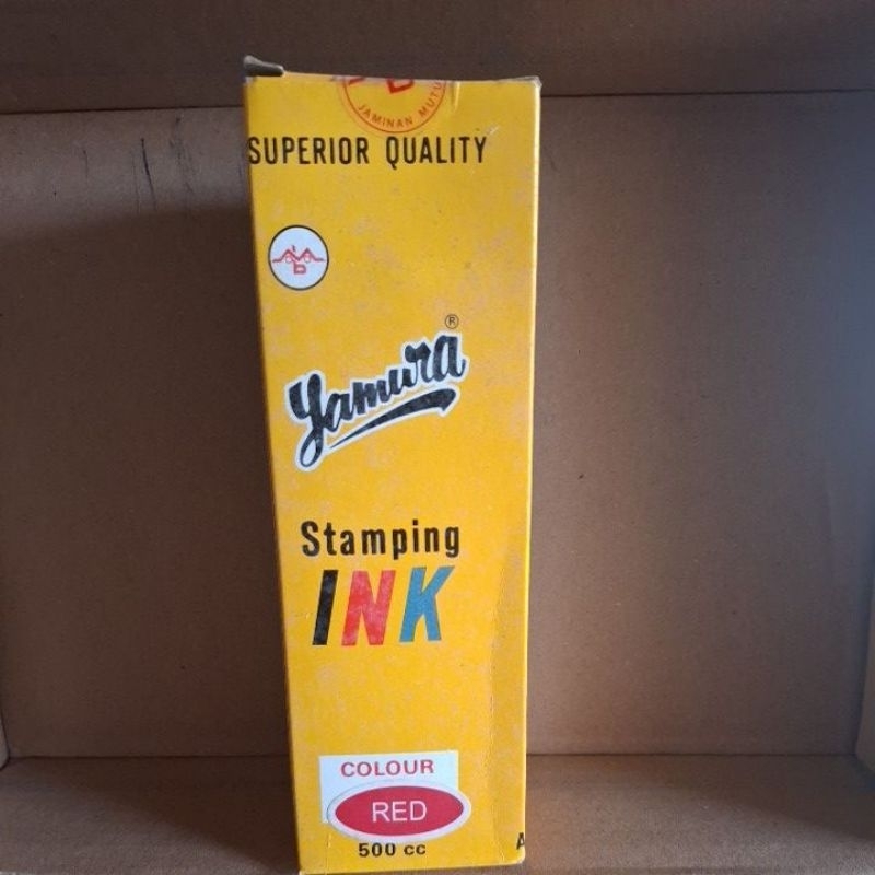 

tinta stempel yamura 500 cc / stamping ink RED