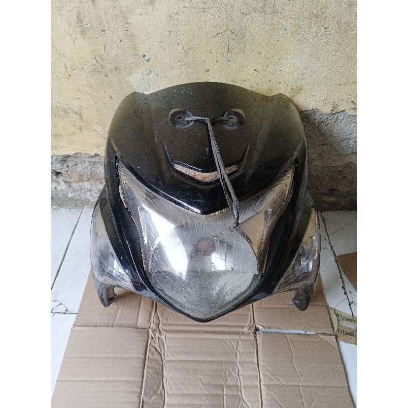 Tameng Set Reflektor Lampu Depan Honda Beat Pop Original Copotan
