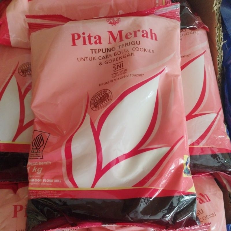 

Tepung Terigu Pita Merah 1kg