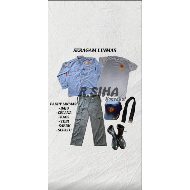 SERAGAM LINMAS LENGKAP