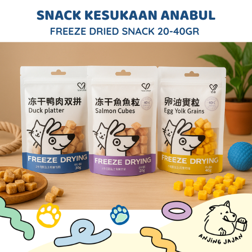 [PROMO] Snack Anjing Sehat | Freeze Dried Snack Anjing Kucing |Snack Anjing Kering