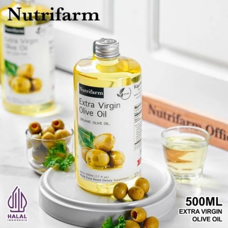 

Nutrifarm Extra Virgin Olive Oil Organic 500ml - Minyak Zaitun