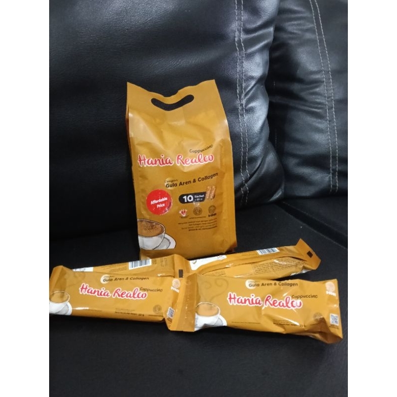 

HNI HPAI Realco Cappucino Less Sugar Kopi Gula Aren -Collagen