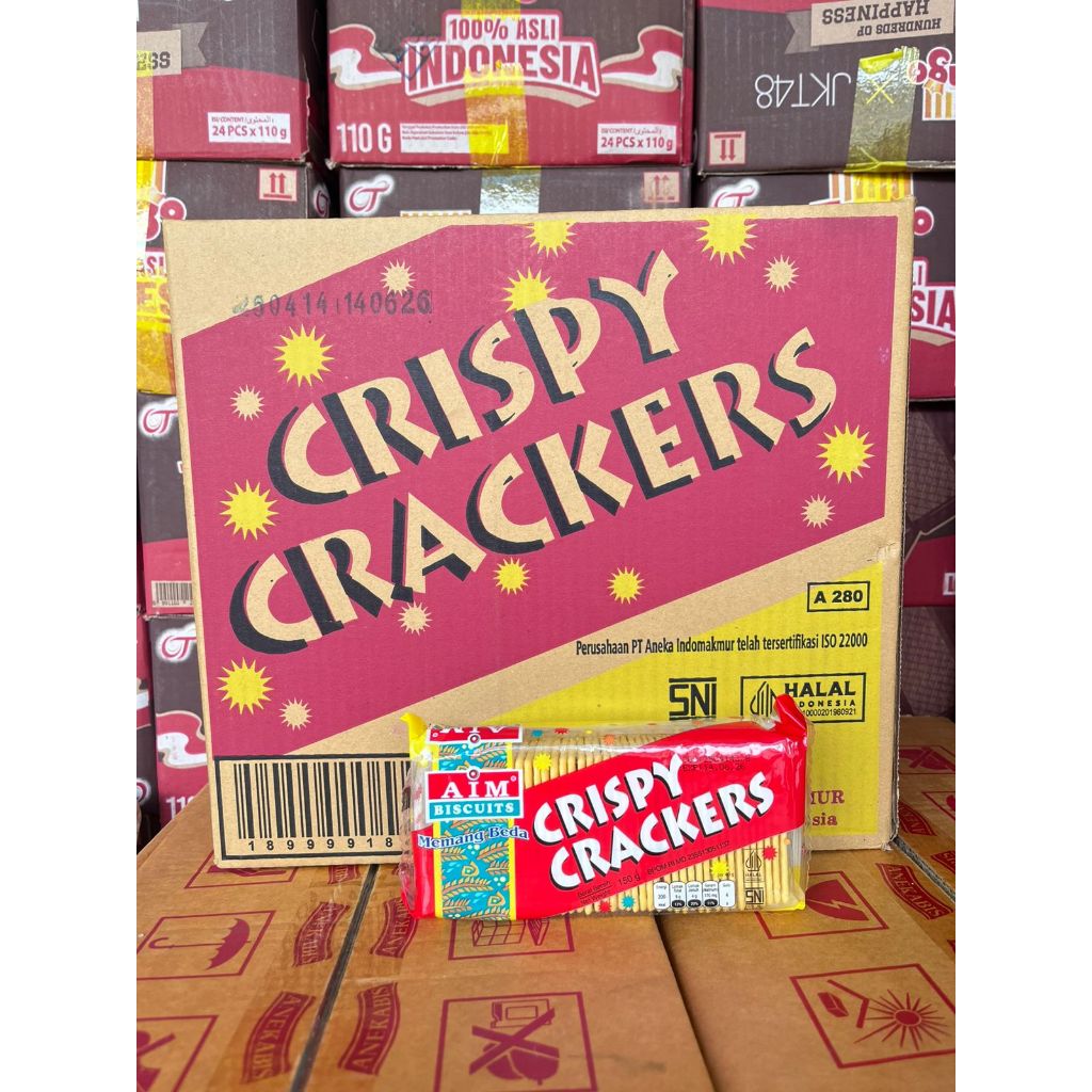 

AIM Crispy crackers 150 gram 1 dus isi 28 pcs