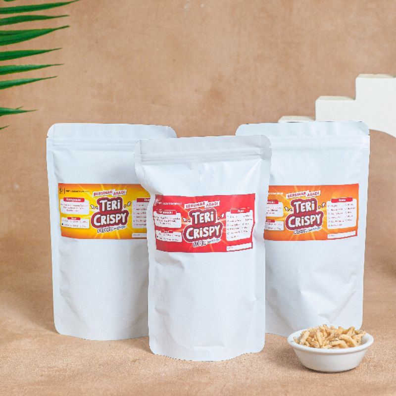 

[PAKET TERI CRISPY ANEKA RASA] PAKET HEMAT DAPAT 3 POUCH TERI CRISPY ENAK MURAH