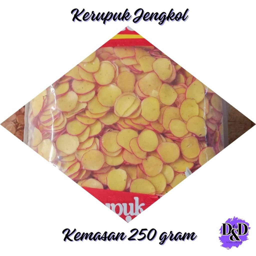 

Kerupuk Jengkol kemasan 250 gram