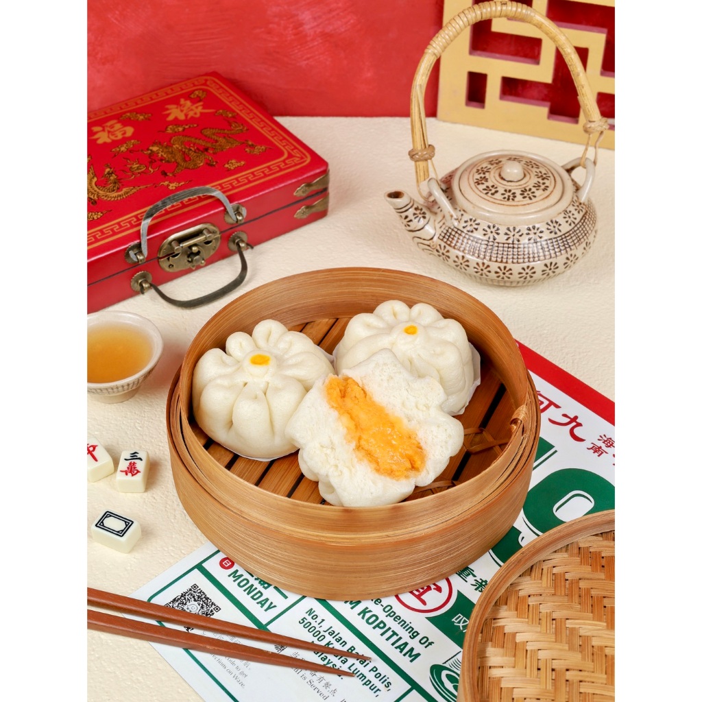 

[FROZEN] Pao Bakpao Telur Asin (Salted Egg) by Dimsum Junli