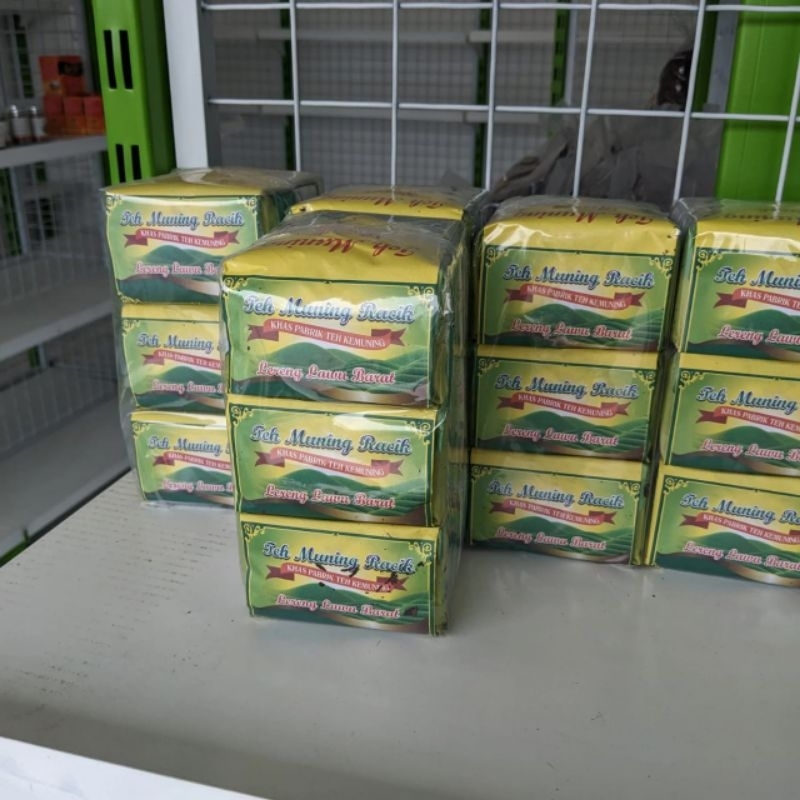 

Isi 3 Pcs Teh Racik Asli Kemuning Ukuran Jumbo 300 Gram Produksi Pabrik Rumpun Sari