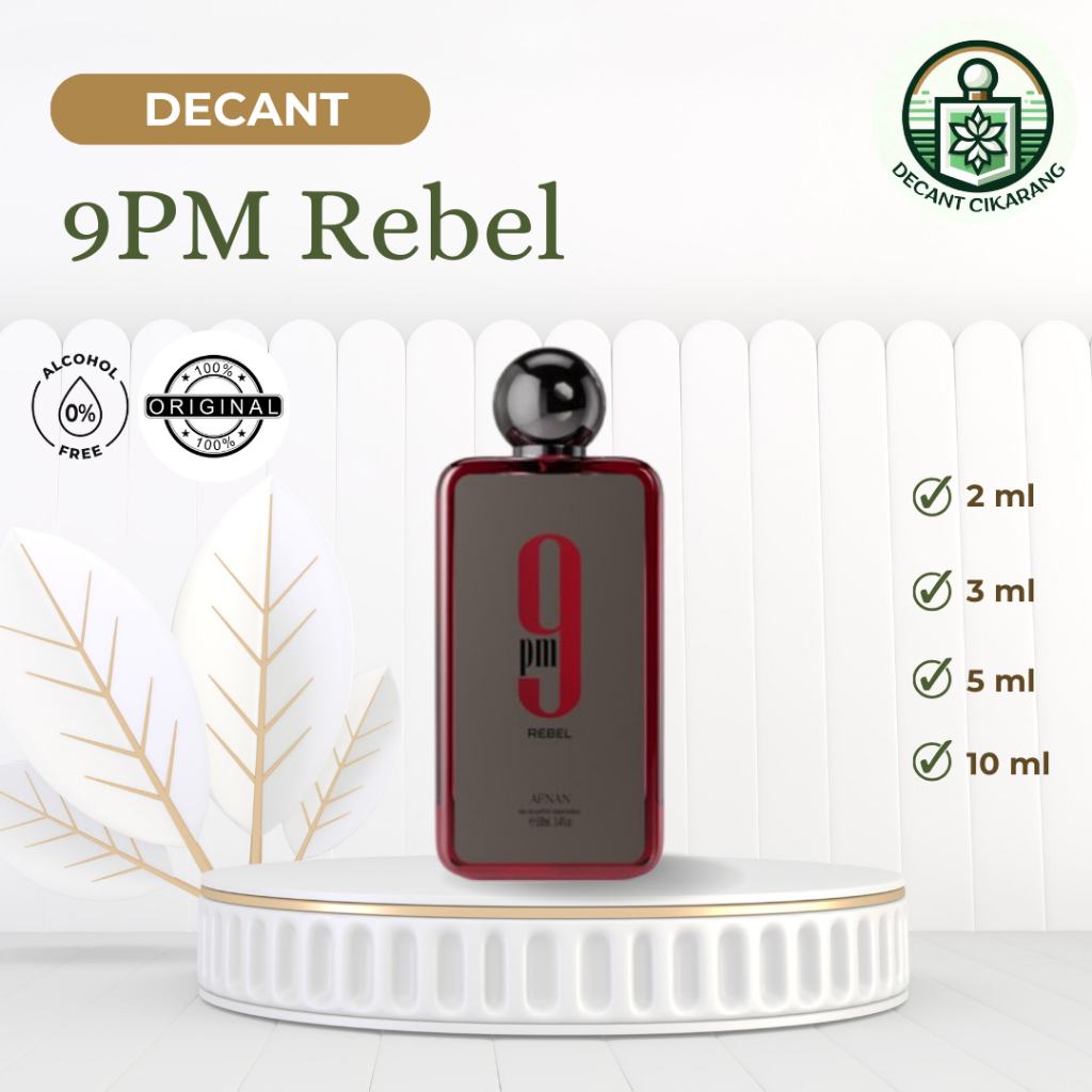AFNAN 9PM REBEL PARFUM DECANT / AFNAN 9PM REBEL