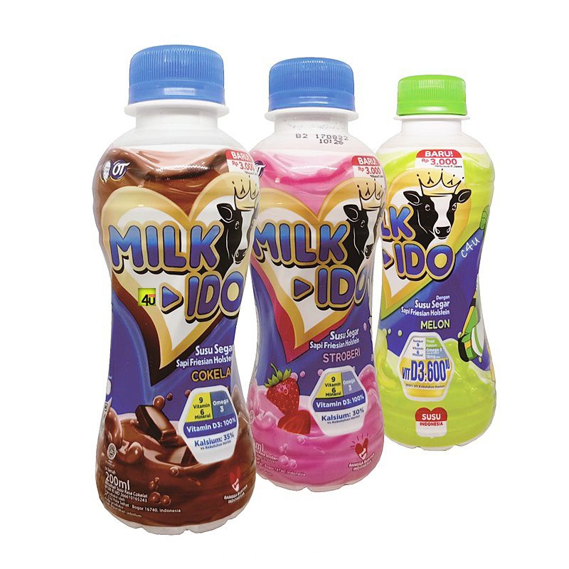 

MILK-IDO Susu Segar Botol 200ml