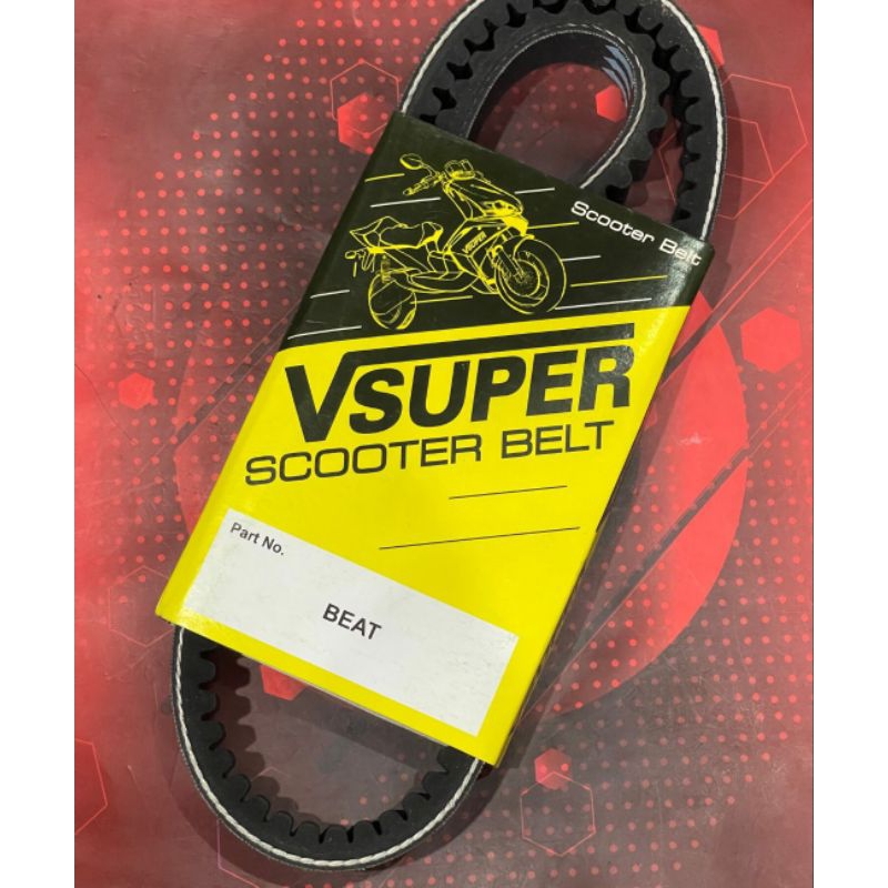 V-BELT BEAT KARBU  MEREK V SUPER V BELT MOTOR BEAT LAMA BEAT,KARBU