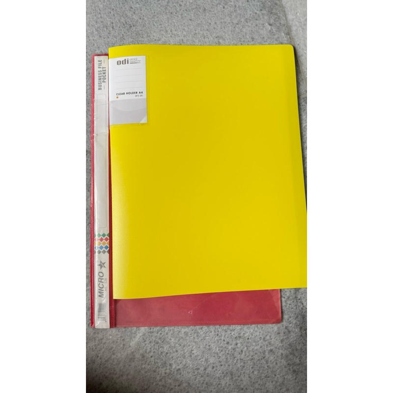 

Binder Clear Holder A4 20 Sheet (Preloved)