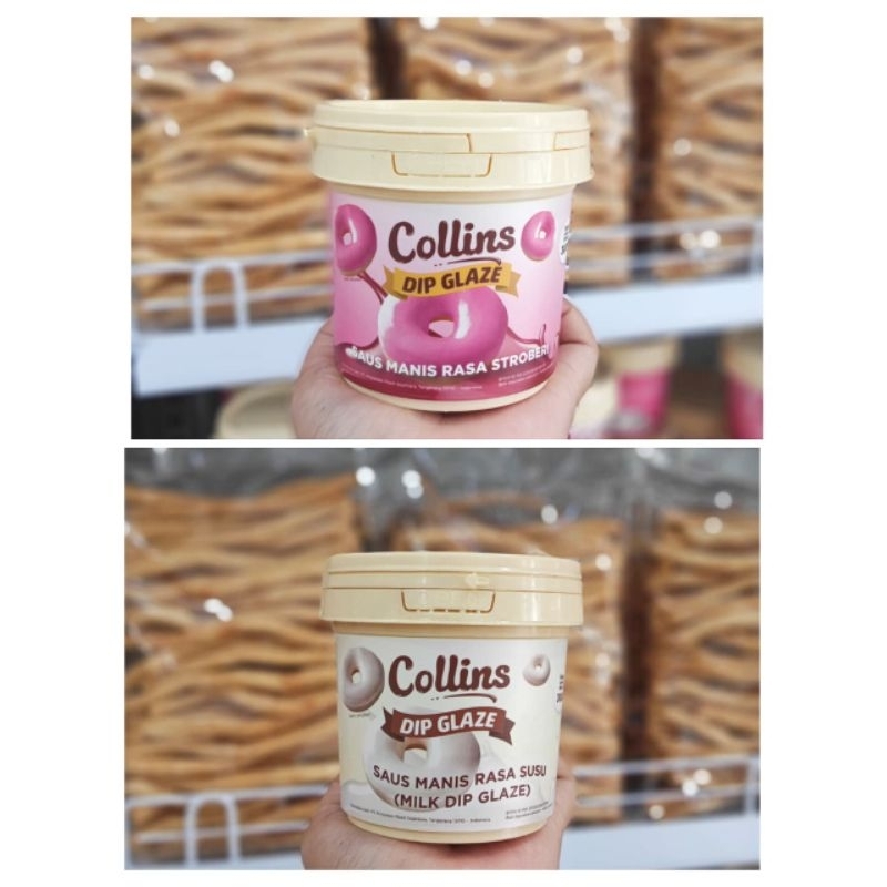 

COLLINS DIP GLAZE 300gr Strawberry Milk