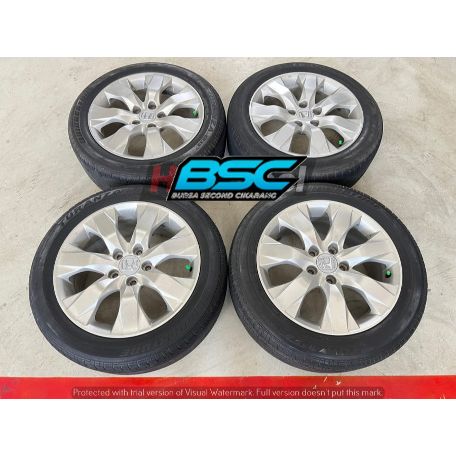 Velg Mobil Second Murah R17 Copotan Ori Accord Pcd 5x114 Ban Bonus Ring 17 Buat HRV CRV Camry Innova