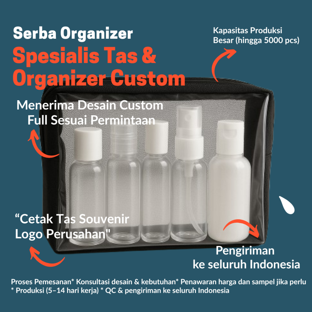 

Custom Pouch LOGO perusahaan | Custom Tas Souvenir Acara Wedding | Custom LOGO tas Seminar TAS MIKA