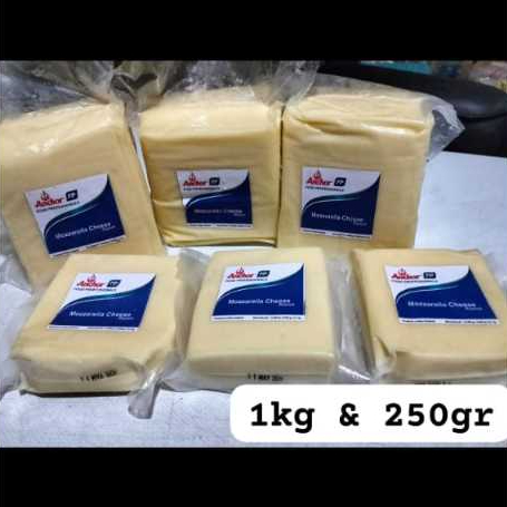 

Keju Mozzarella Anchor 1kg dan 250 gr