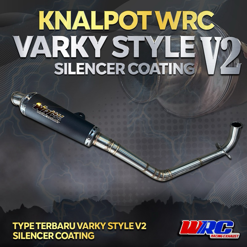 KNALPOT RACING WRC TYPE VARKY V2 STENLISH VARIO, NMAX, PCX, AEROX