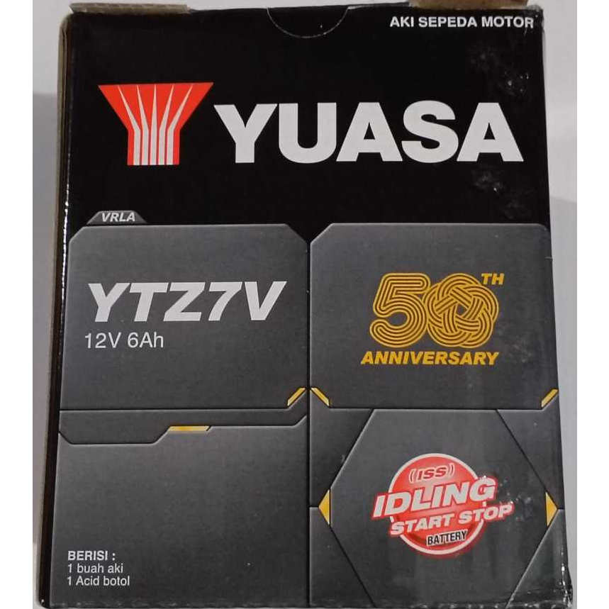 Aki Kering Yuasa YTZ7V YTZ-7V NMax Lama Aerox