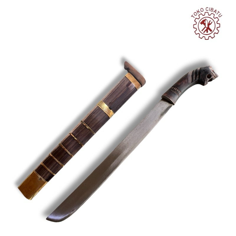 Golok Gagang Macan Tebas Soren Asli Cibatu