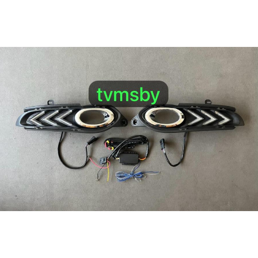 DRL LED Fog lamp White With Running Sein panah Honda HRV 2015-2018 Import Taiwan