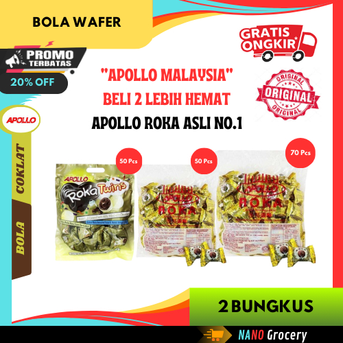 

2 Bungkus Apollo Roka Wafer Ball | Bola Wafer Asli Malaysia