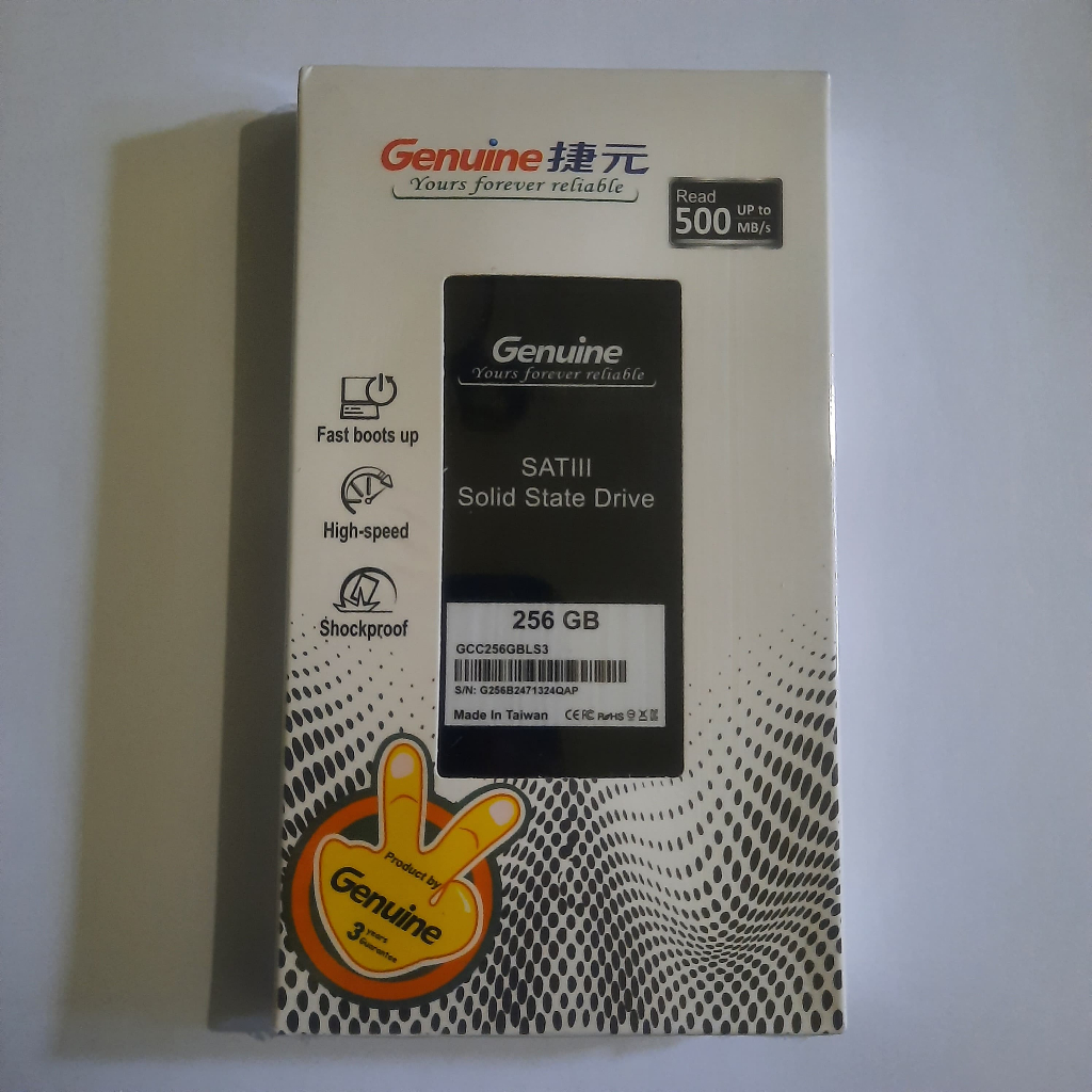 SSD SATA GENUINE 256GB bisa untuk laptop & komputer murah berkualitas 256 GB