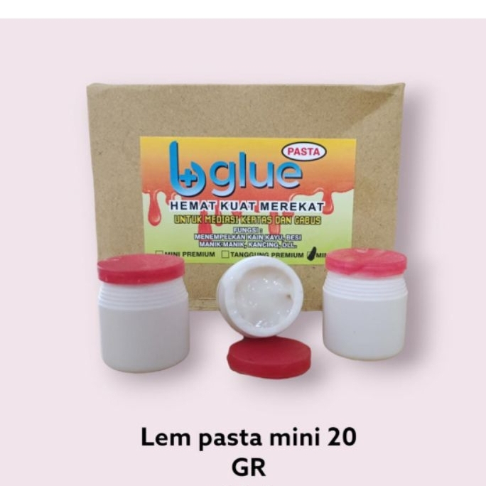

Perekat / Lem Kertas / Lem Gabus / Lem Colek Glue Pasta 20gr Sangat Rekat (1 BOX isi 24 PCS)