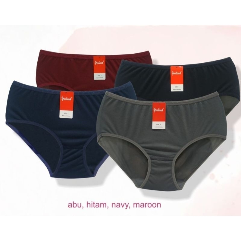 CD wanita warna gelap polos