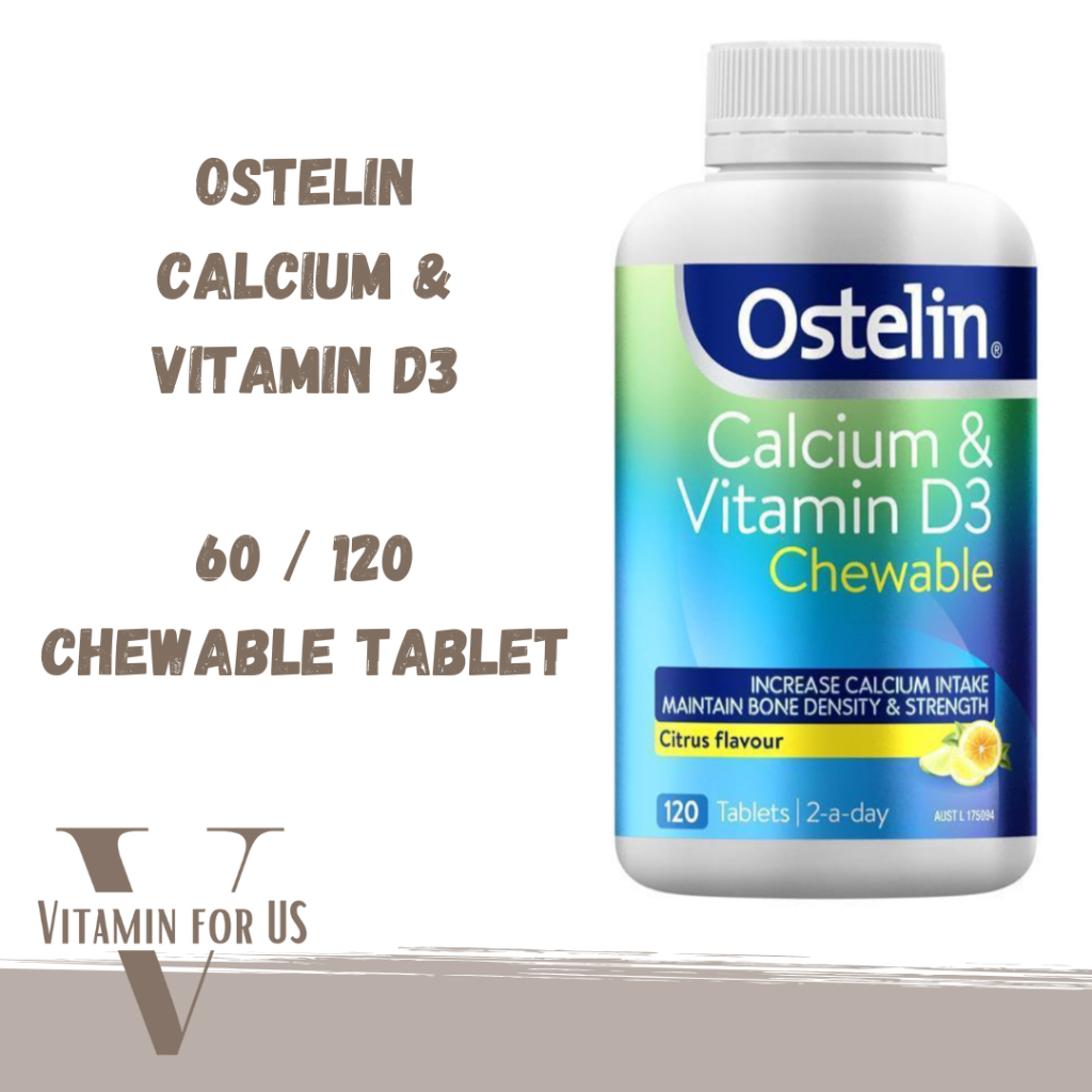 Ostelin Calcium + Vitamin D3 Chewable
