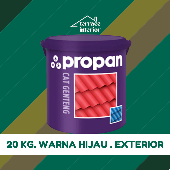 Cat Genteng Propan Warna Hijau 20 Kg