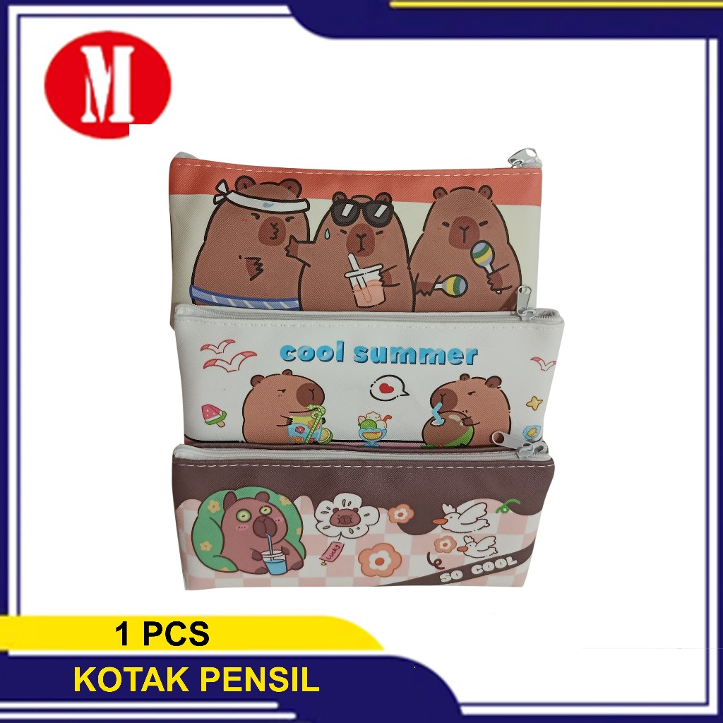 

Kotak Pensil Kain Resleting Random XS6667-2